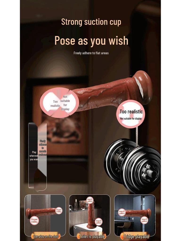 Elektrischer Stoßdildo: Weiches Fleisch Automatischer weiblicher Masturbator