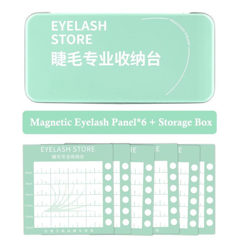 Magnetic Single Layer Lash Extension Storage Box Display Box For False Eyelash Eyelash Strips For Individual