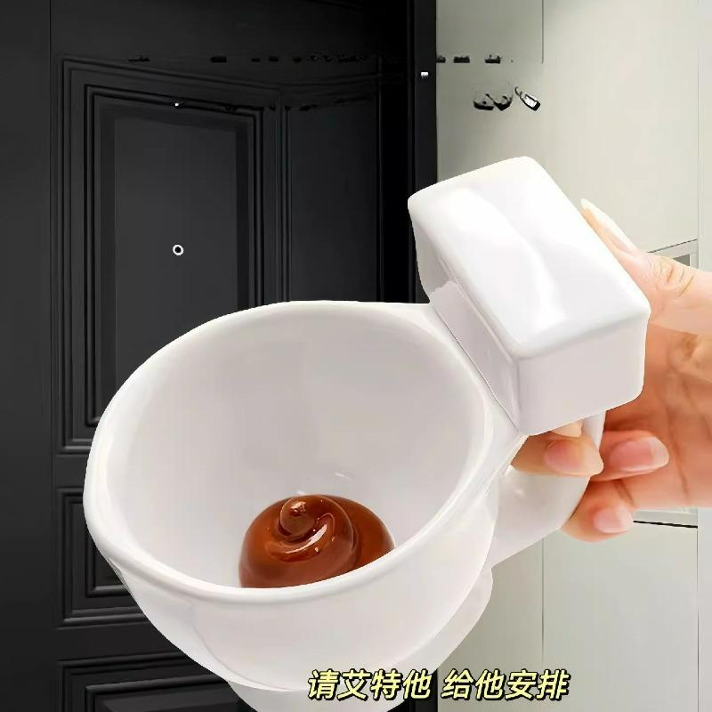 Creative Toilet Funny Cup Ceramic Cartoon Personalized Mug Birthday Gift Funny Personalized Water Cup