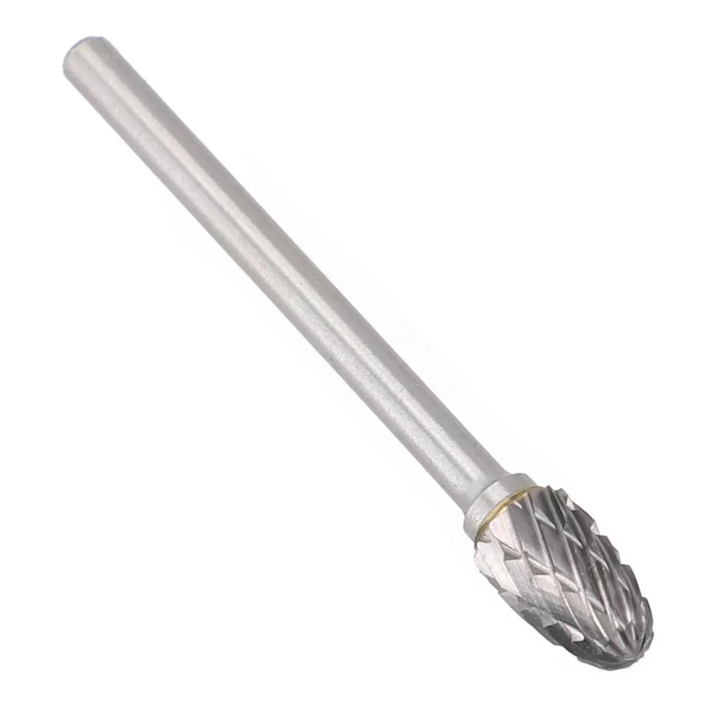 3x6mm Hartmetall-Fräser Rotationsfeile Bohrer Die-Grinder Schnitzwerkzeug Doppelschnitt Solide Elektrowerkzeuge Metall Holz Fräser
