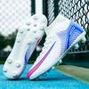 European Cup new broken nail football shoes men's high-top adult large size youth training long nail sports shoes women