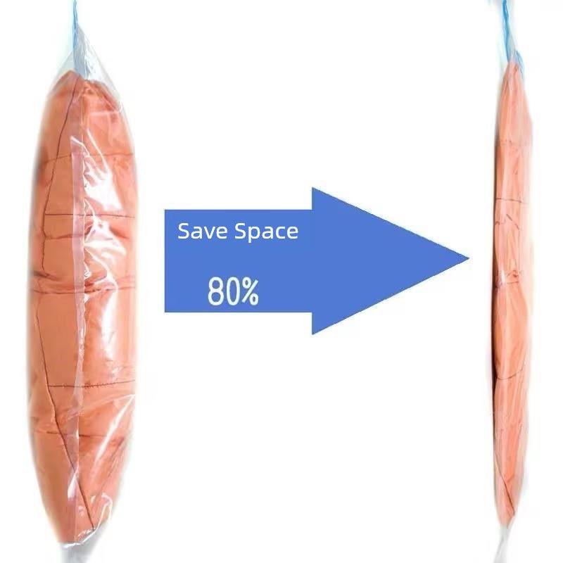 Hand-Rolled Vacuum Storage Bags for Business Trips, Travel Luggage, and Clothing Organization and Sealing