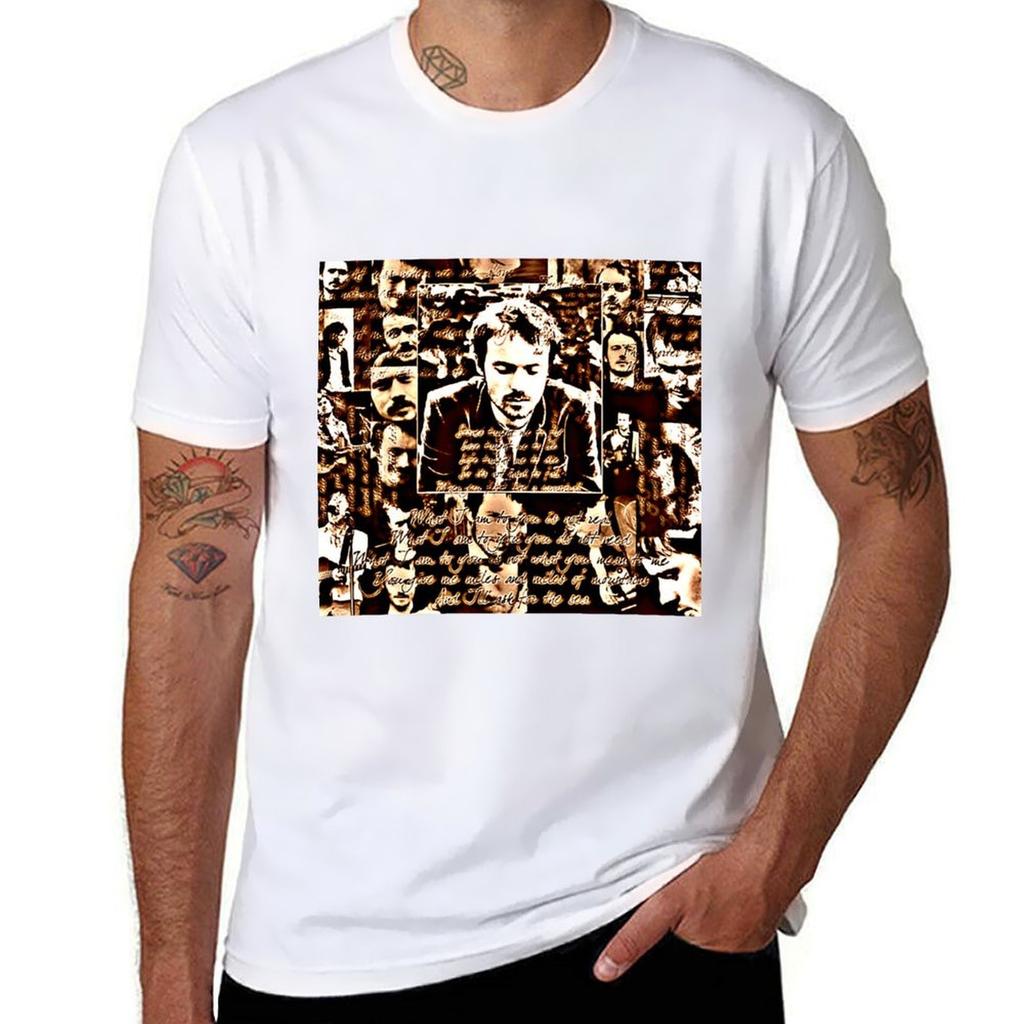 A Rice Volcano TShirt Trendy Casual Short Sleeve Shirt