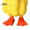 Outdoor Garden Decor Funny Middle Finger Duck Resin Figurine, Hand-Painted Cheeky Statue, Weatherproof Indoor Niche Landscaping Statue for Desk