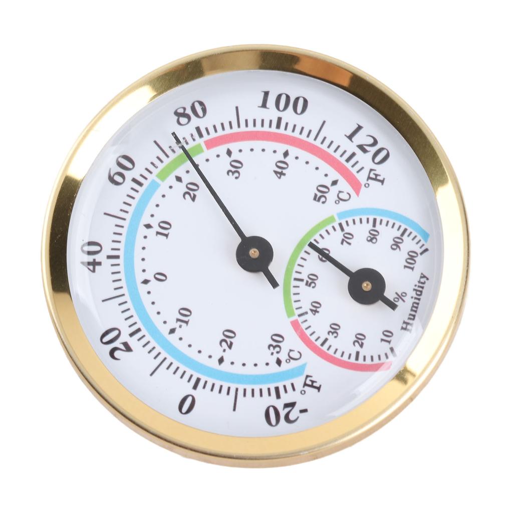 Mini Pointer Type Thermometer Hygrometer Indoor Temperature Humidity Meter Gauge