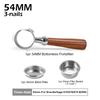 54MM Coffee Bottomless Portafilter Replacement Filter Basket For Sage Breville 870 878 880 Espresso Accessories Barista Tool