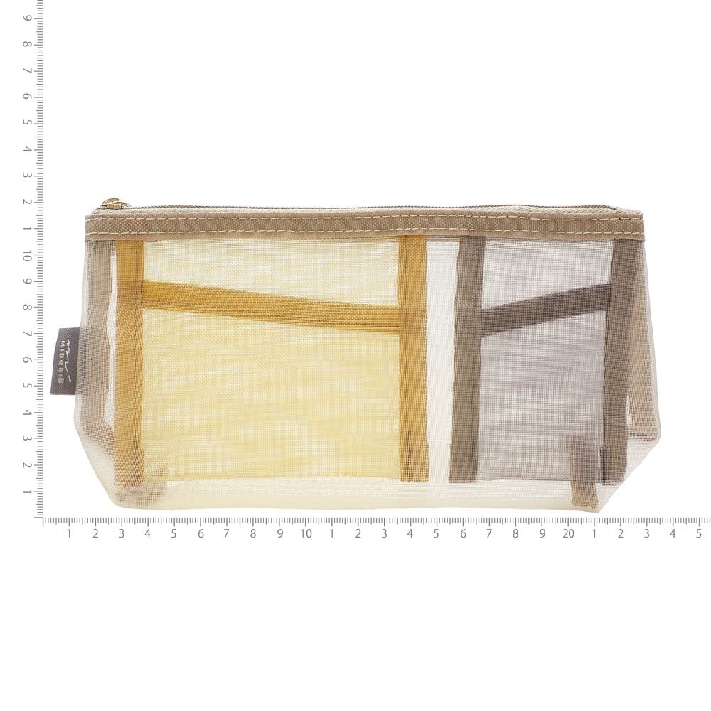 DESIGNPHIL MIDORI Mesh Pencil Tool 53350006 Pouch, Case, Pouch, Gusseted, Gray,