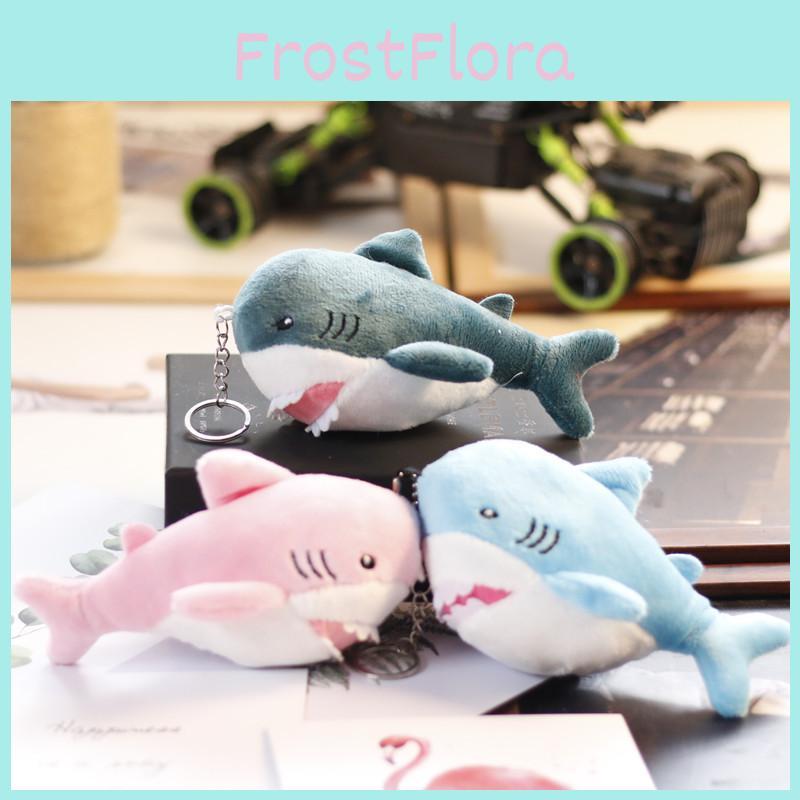 Entzückender Mini Hai Plüsch Schlüsselanhänger Weiches Wal Spielzeug Niedliches Fisch Stofftier Accessoire