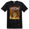 Social Distortion Punk Rock Kapela Lebka Grafika Tričko Vintage Koncertní Tričko
