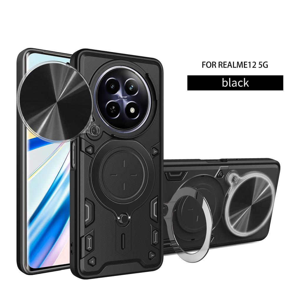 Applicable to OPPO Realme16Pro Home Magnetic Mobile Phone Case GT8Pro Bracket RealmeC85 Protective Case