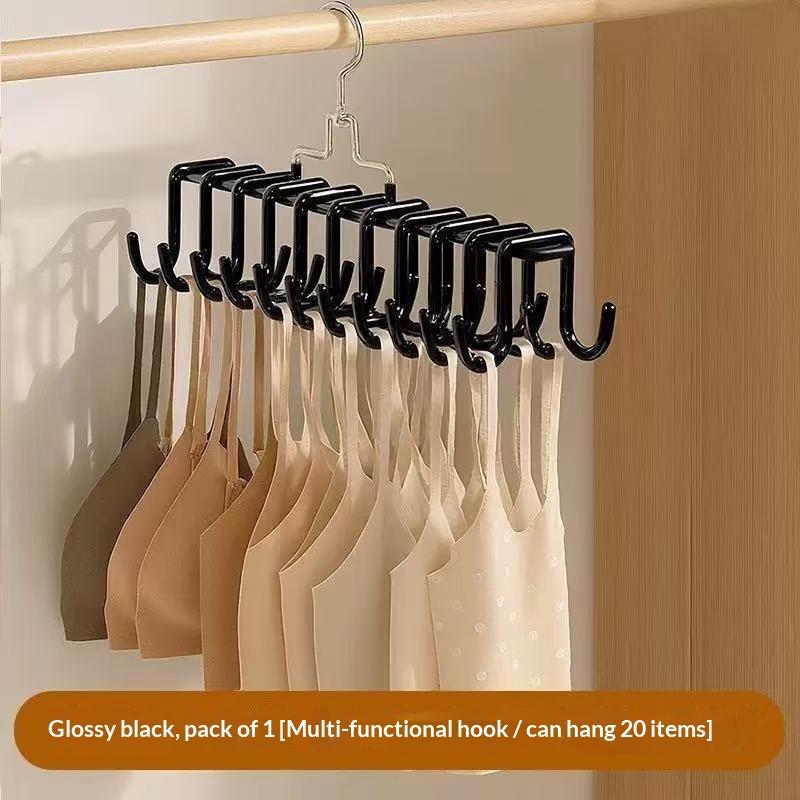 Multiple Suspender Hanger Waterproof Non-Slip Storage Hook for Underwear Vest Bra Tie Small Apartment Closet Organizer