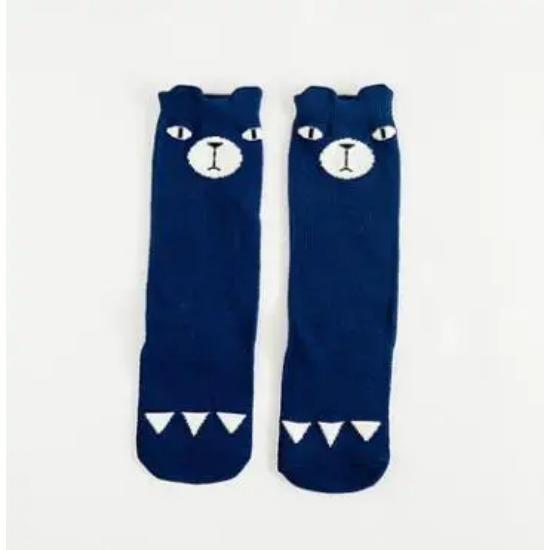 Girls Socks knee high Kids Baby Cute bear panda print Cotton Socks leg warms fall cloth boy knee sock toddler fashion sock