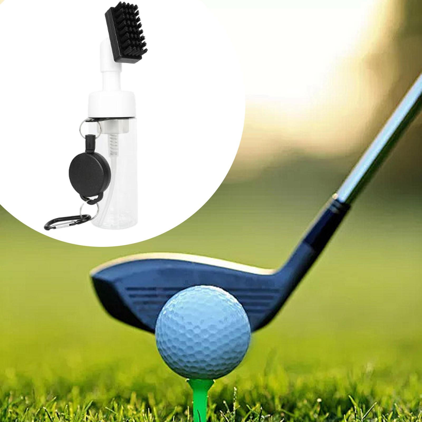 

Щетка для гольф-клубов Groove Cleaner Легкая чистка Компактная с White w Retractable