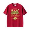 Retro Pickle Produce Label Funny Graphic T Shirts Unisex Unisex Hot Sale Harajuku Oversized Tshirts High Quality Tshirt Streetwear