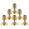 European-Style Black Gold Candlestick: Modern Romantic Table Decor & Photography Prop for Christmas
