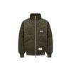 Buddha Head Embroidered Corduroy Down Jacket Men Jacket Military-Green 2EAHTM1NJ745XXCT