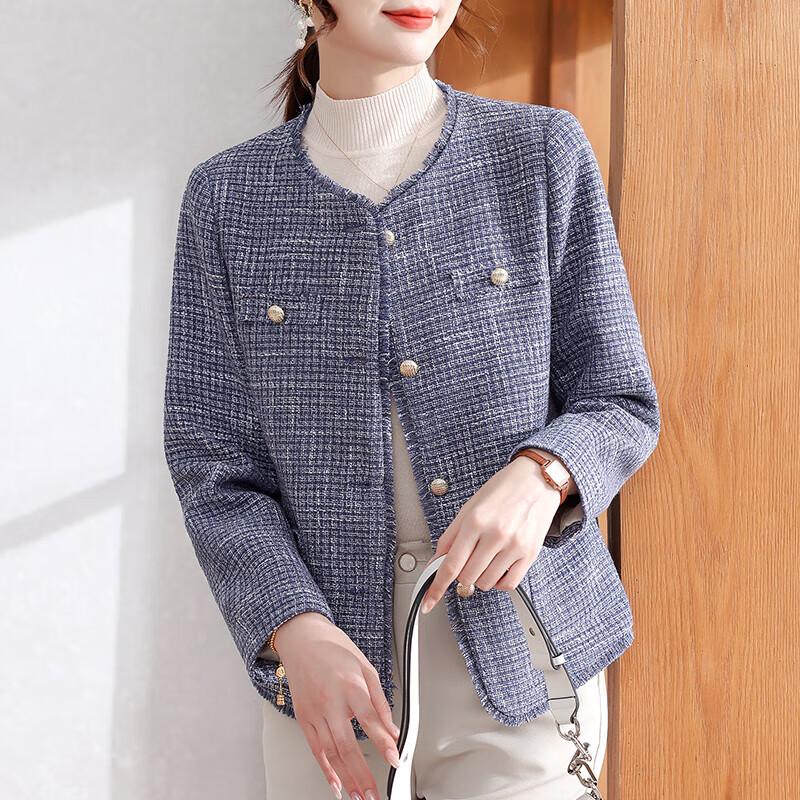 

Кардиган-піджак у клітинку на осінь 2025 року для жінок середнього віку 5XL