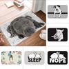 Staffordshire Bull Terrier Dog Door Floor Kitchen Bath Mats Outdoor EBT Cute Love Doormat Garage Entrance Rug Carpet Footpad