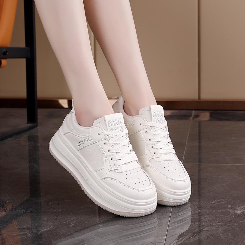 Shoes women's platform new little white shoes 2025 spring and autumn new versatile casual sports board shoes children NK-869