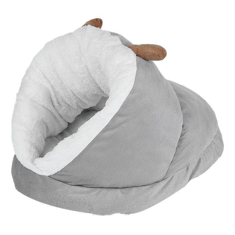 Pet Bed for Cats Windproof Warm Spacious Comfortable Extra-Large Thick Cat Beds Sleeping Nest Slipper Bed