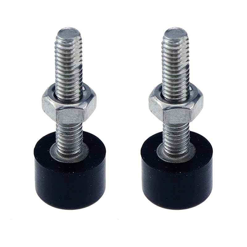Hood Adjuster Bumper Stopper Rubber Hood Bumper Stop Bolt Nuts M4×20mm, Pack of 2