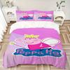3pcs Peppa Pig Duvet Cover Set -  Includes 1 Duvet Cover and 1/2 Pillowcases (No Insert) yy251107179