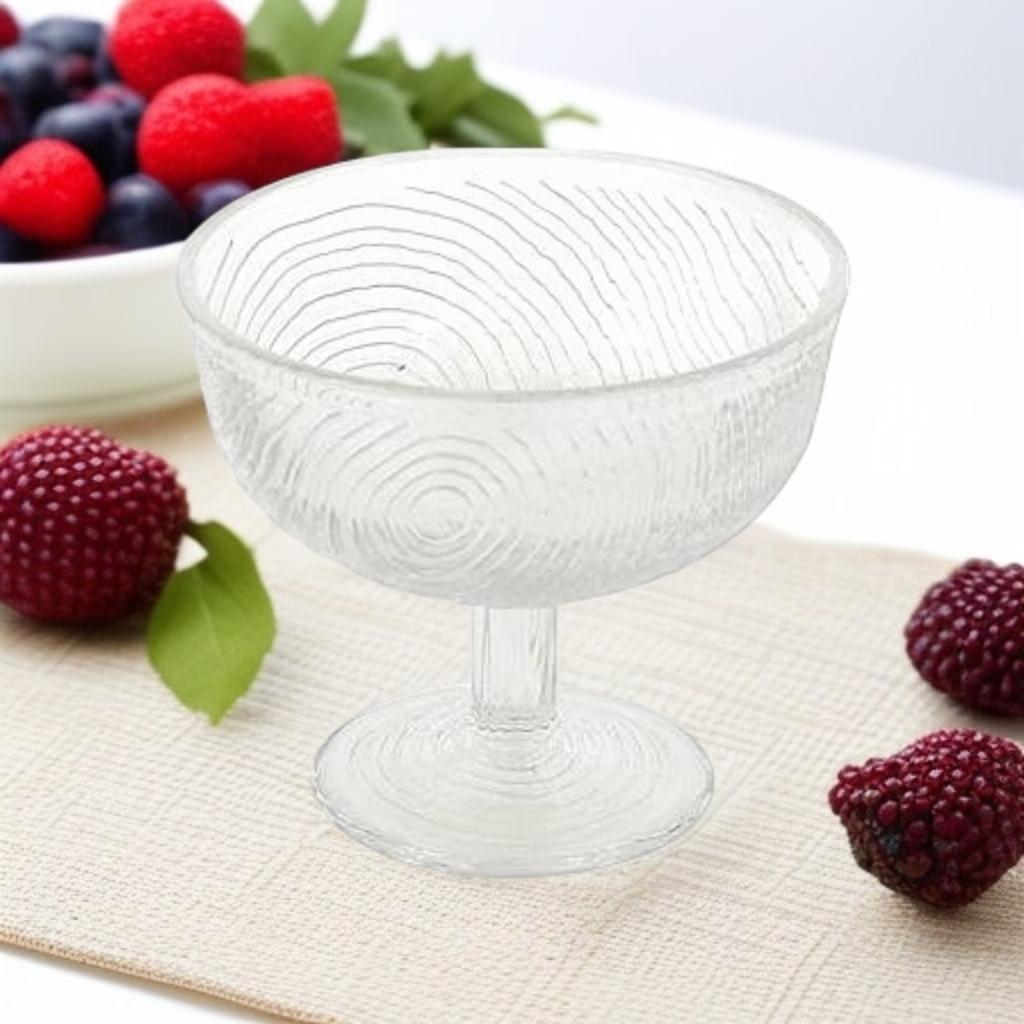 300ML GLASS CUP FOR ICE CREAM DESSERT SALAD BOWL FOR DESSERTS Glass CRYSTAL