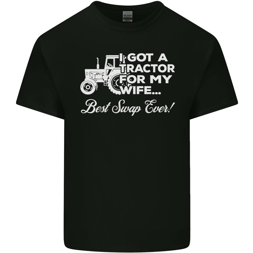 Tractor for My Wife Best Swap Ever Farmer Unisexs Light Cotton TShirt