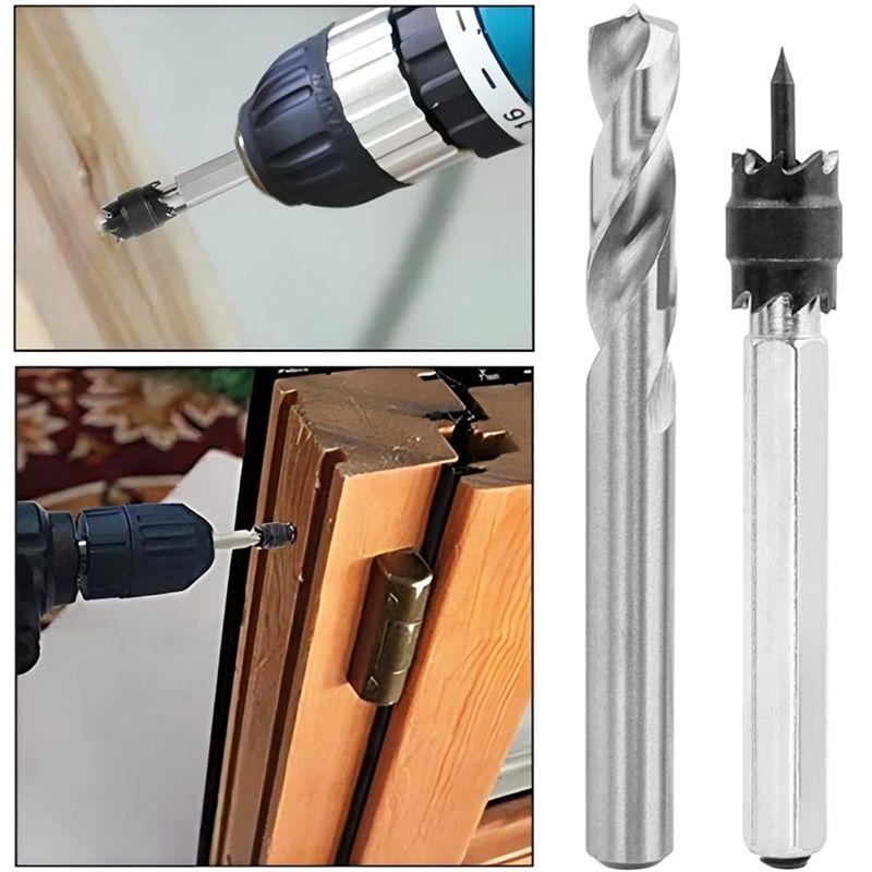 A84X-10Pcs Spot Weld Cutter Sets Double Sided, 3/8In & 5/16In HSS Rotary Spot Weld Cutter Remover Drill For Power Drill Spot