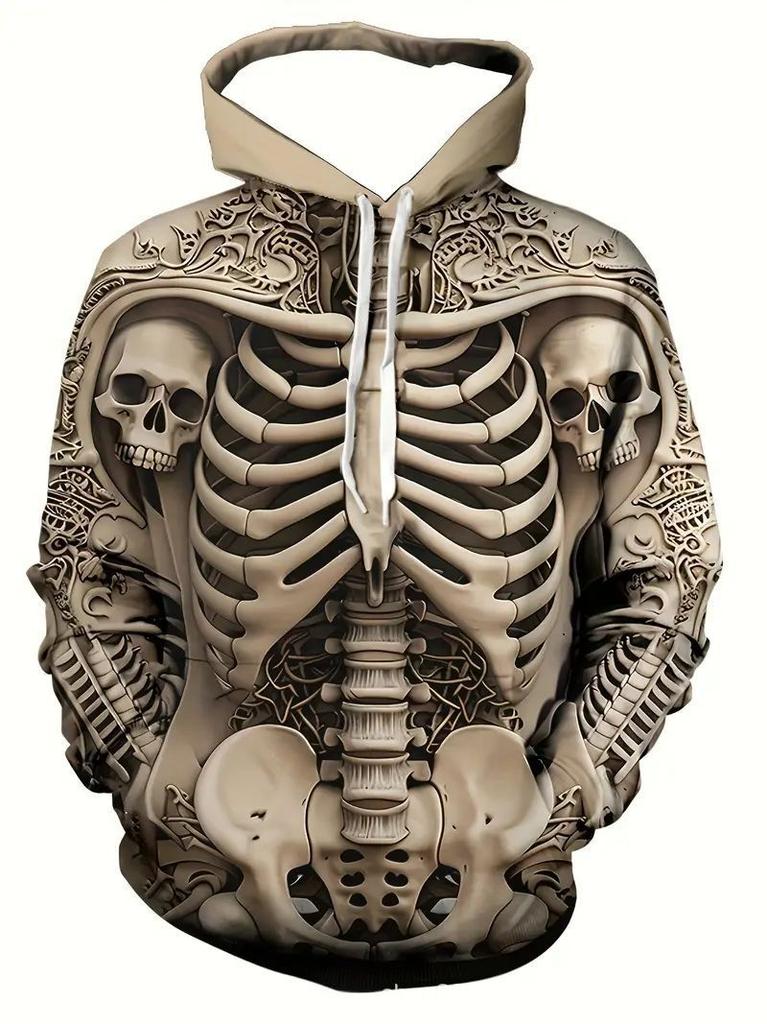 Herren Halloween Dunkler Stil Pullover Hoodie 3D Druck Herbst Winter