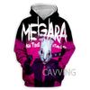 Megara  Band 3D Printed   Hoodies Hooded Sweatshirts Harajuku Hoodie Sweatshirts Tops Clothing