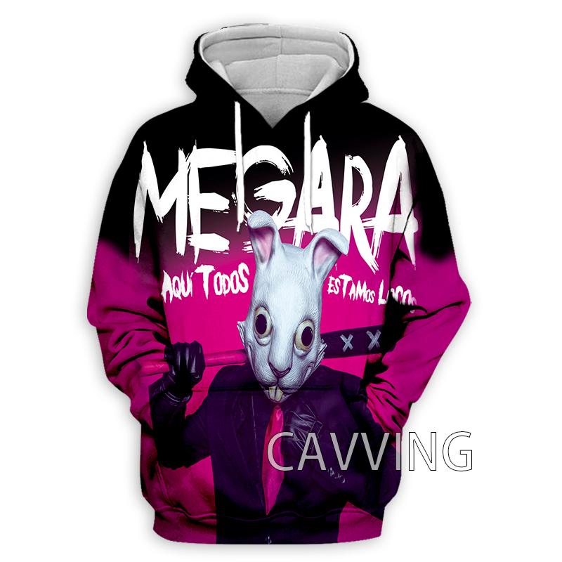 Megara Band 3D Printed Hoodies Hooded Sweatshirts Harajuku Hoodie Sweatshirts Tops Clothing