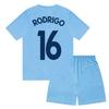 Manchester City FC Boys Rodrigo 16 Sublimated Short Pyjama Set