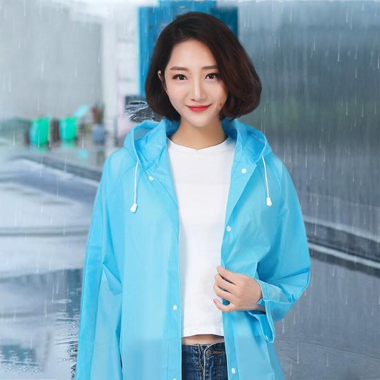 Outdoor Rain Protection 2 Pack Reusable EVA Rain Ponchos - Waterproof Lightweight Rain Gear For Adults Waterproof Rain Ponchos