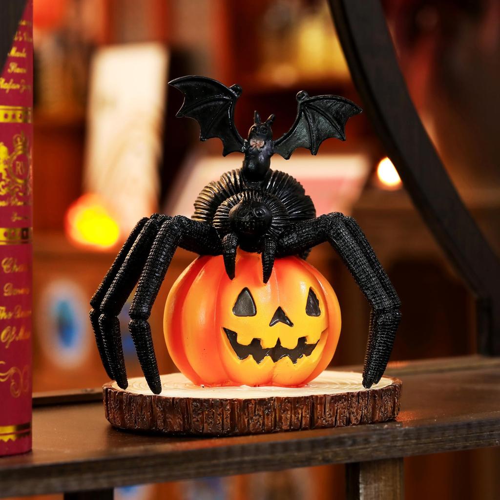 Halloween Decorations, Spider , Resin Ornaments, Home Desktop, Holiday Party