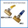 Brass High-Pressure Ball Valve for Pressure Gauges
