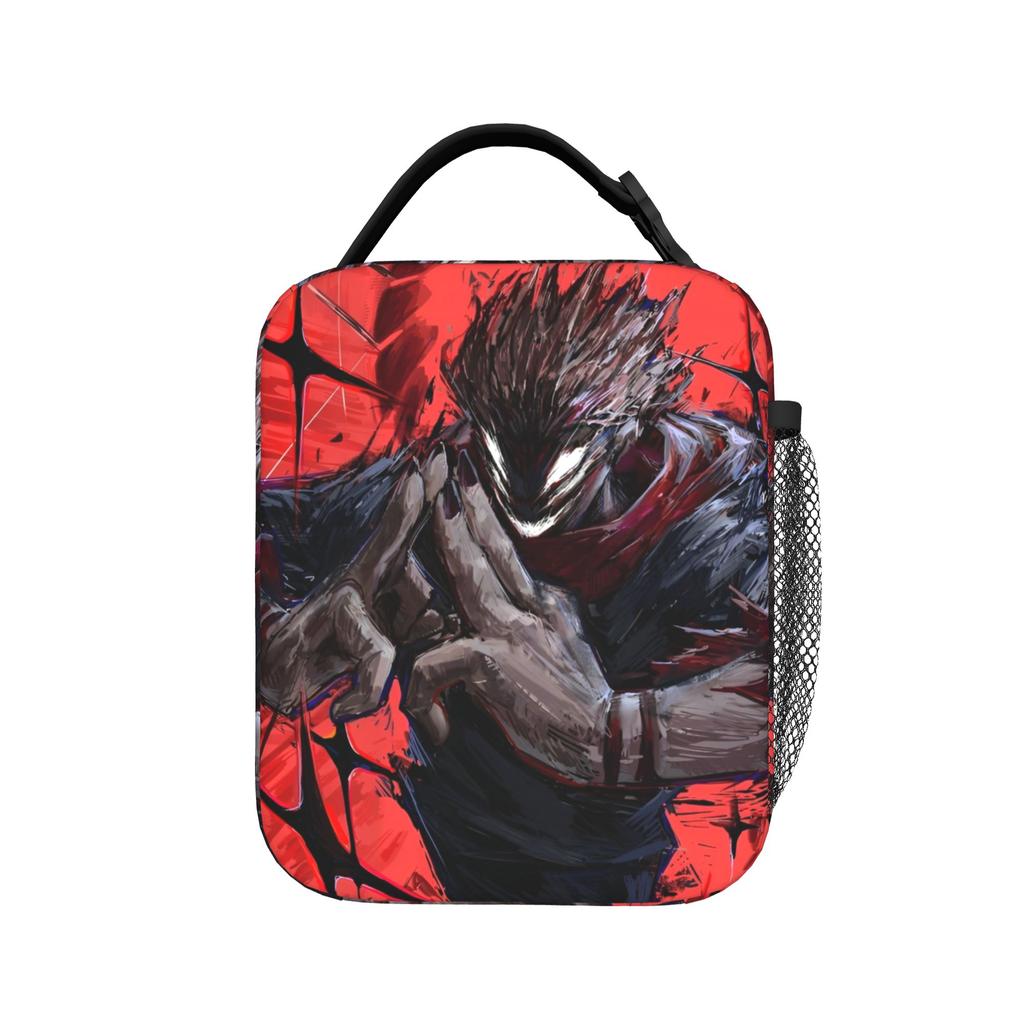 Yuji Itadori From Insulated Lunch Bag Leakproof Jujutsus Kaisens Anime Reusable Thermal Bag Tote Lunch Box College Travel