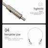Stainless Steel Wire Ceiling Sign Hanger Wire 0.5/1/2/3m Adjustable Ceiling Suspension Rope with Spring Hook Fixed Hanging