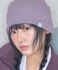Kiibi Cozy Stripe Reversible Beanie Purple