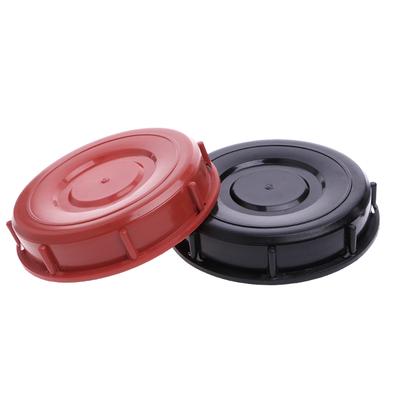 Couvercle de réservoir IBC 163 mm Bouchon pour réservoir d'eau liquide avec joint Bonne étanchéité Couvercle Noir Rouge pour réservoir d'eau IBC Haute Qualité