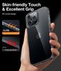 Transparent Black Silicone Case for iPhone 16E 16 15 14 Plus 13 12 Pro Max Ultra Thin Military Grade Soft TPU Back Cover Fundas