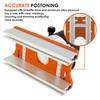 Wood Trimmer Base 2 In 1 Wood Router Base Slotting Bracket for Trimmers Inner Diameter 65mm Wood Thickness Range 0-5cm