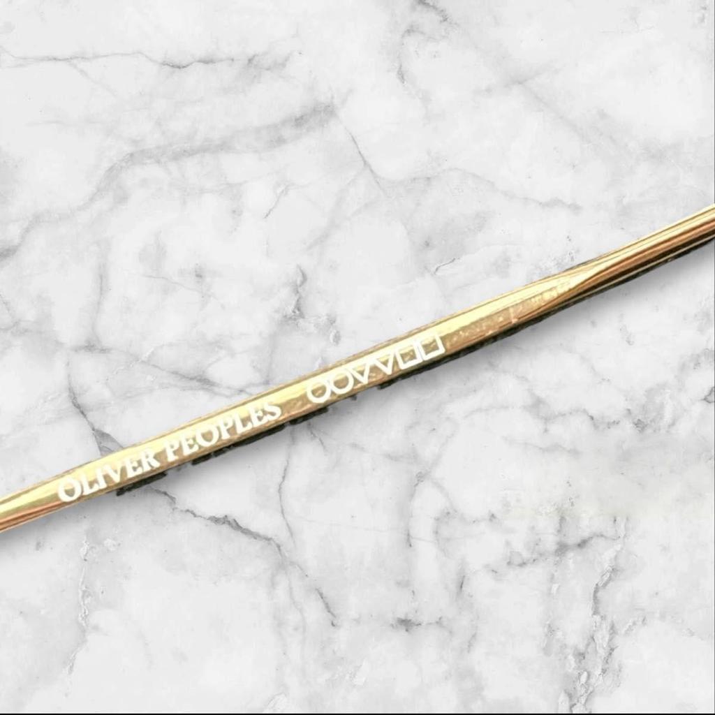Used Oliver peoples Epic G Gold Yellow Lens George Tokoro