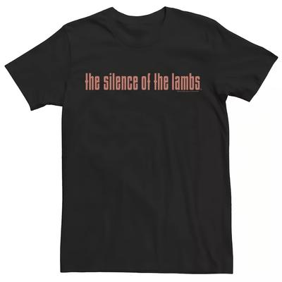 Tshirt Featuring The Silence Of The Lambs Title Design Durable Vintage 90s Crime Thriller Black Shirt Unisexs Tshirts For Summer