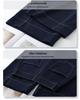 Damen Retro Dunkelblaue Cropped Weitbeinige Jeans - Frühjahr/Sommer Kollektion 2026