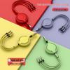 HMERCY 3-in-1 Retractable Fast Charging Cable