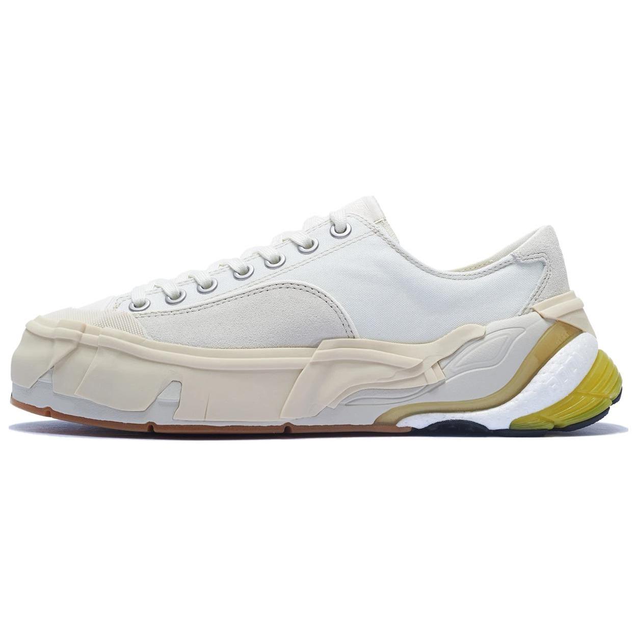 

Li Ning Wuji Daily Earnings Collection Slip Resistant Abrasion Resistant Low top Casual Shoes Men s Cream White AZGT037-2 41.5