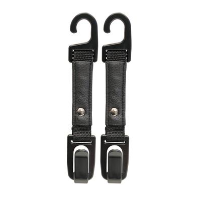 Napolex JK-104 Auto-Nutzhaken, Echtleder-Haptik, Gepäckhaken, 2er-Set, Gürtel