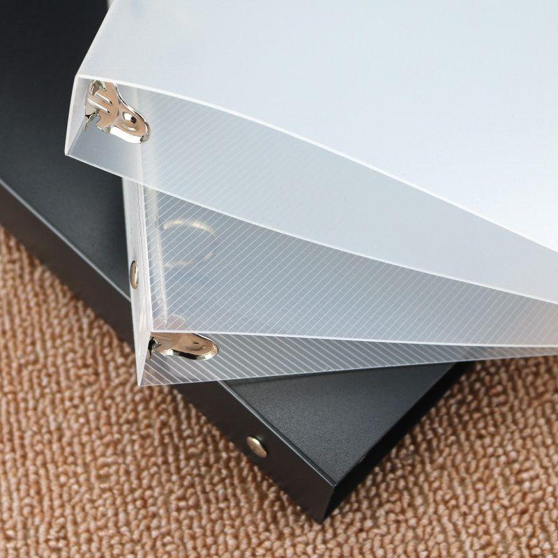 Recommend Pp Minimalist Office Stationery 4-Hole A4 Notebook Handout Loose-Leaf Folder Extra Large Capacity Disassembly Shell
