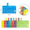 2pcs Lovely Student Writing Aid Ruler Colorful Writing Aid Ruler Colorful Finger Spacer  Student